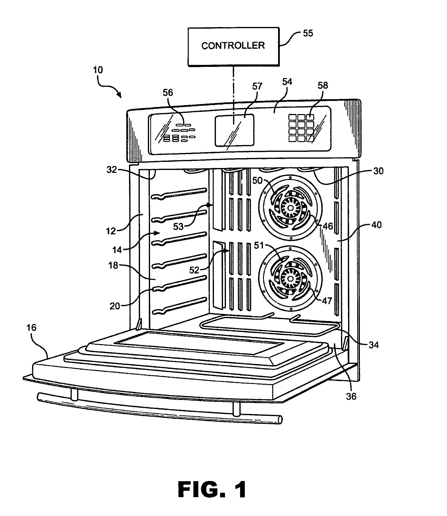 Convection cooking in multi-fan convection oven