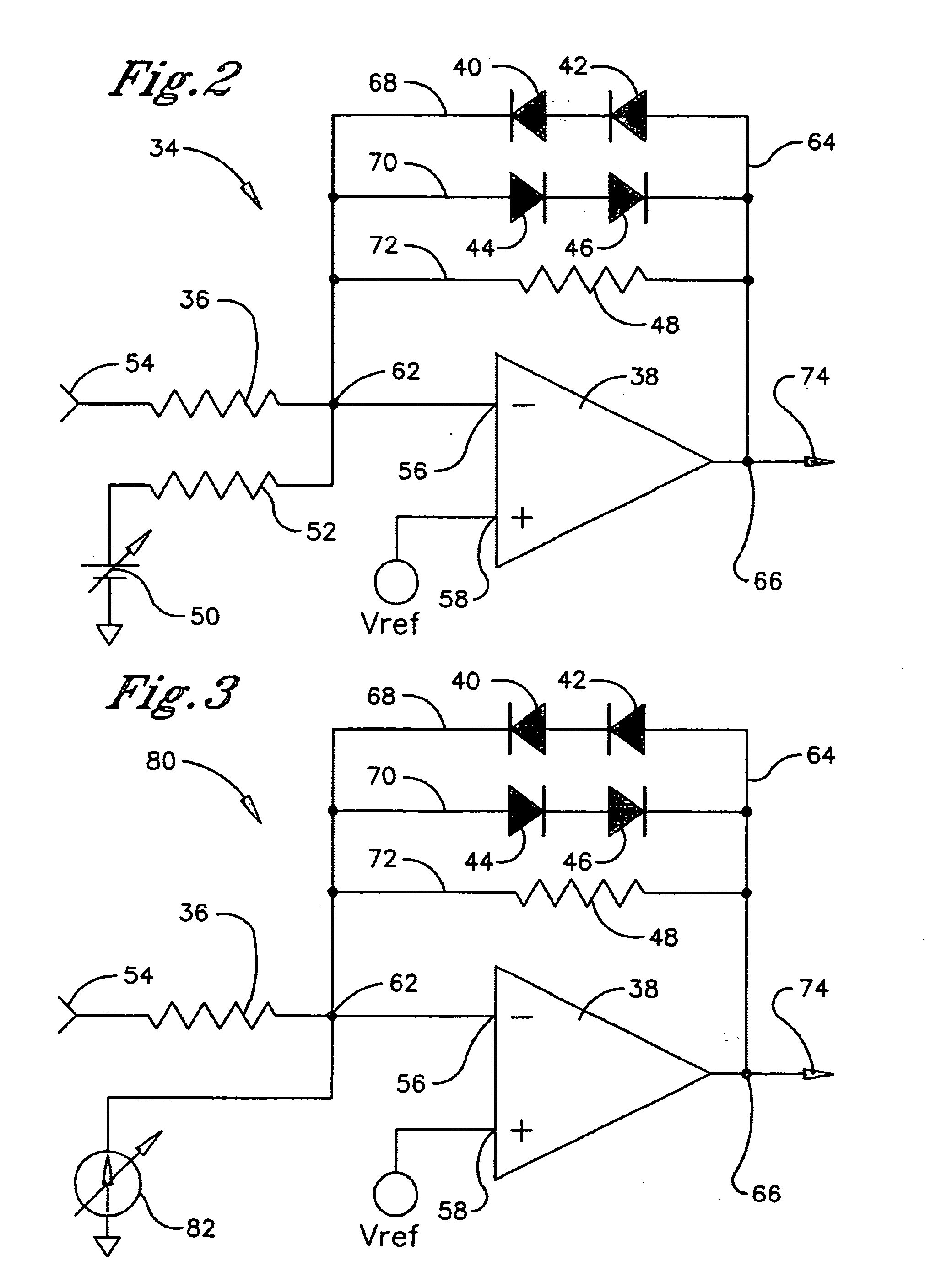 Low voltage signal stripping circuit for an RFID reader