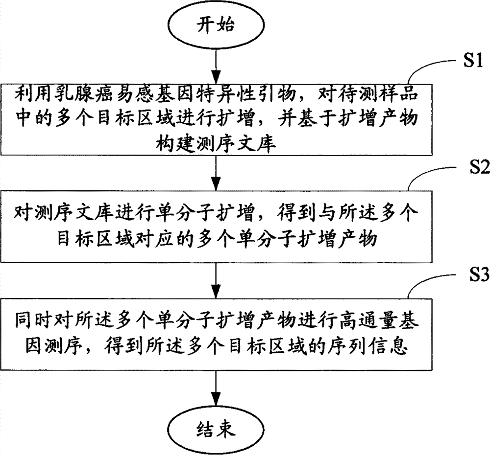 A method and kit for detecting breast cancer susceptibility genes