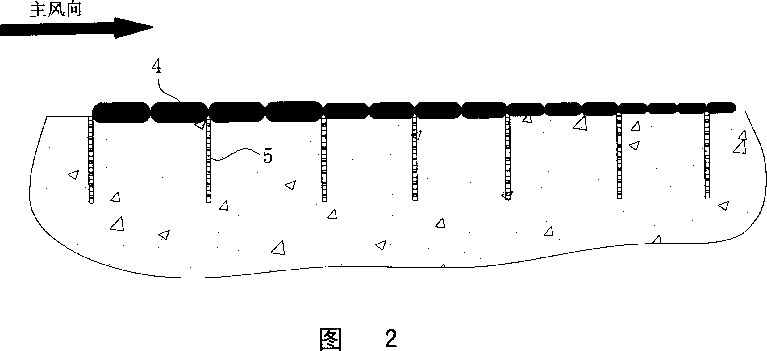 Engineering sand treatment method