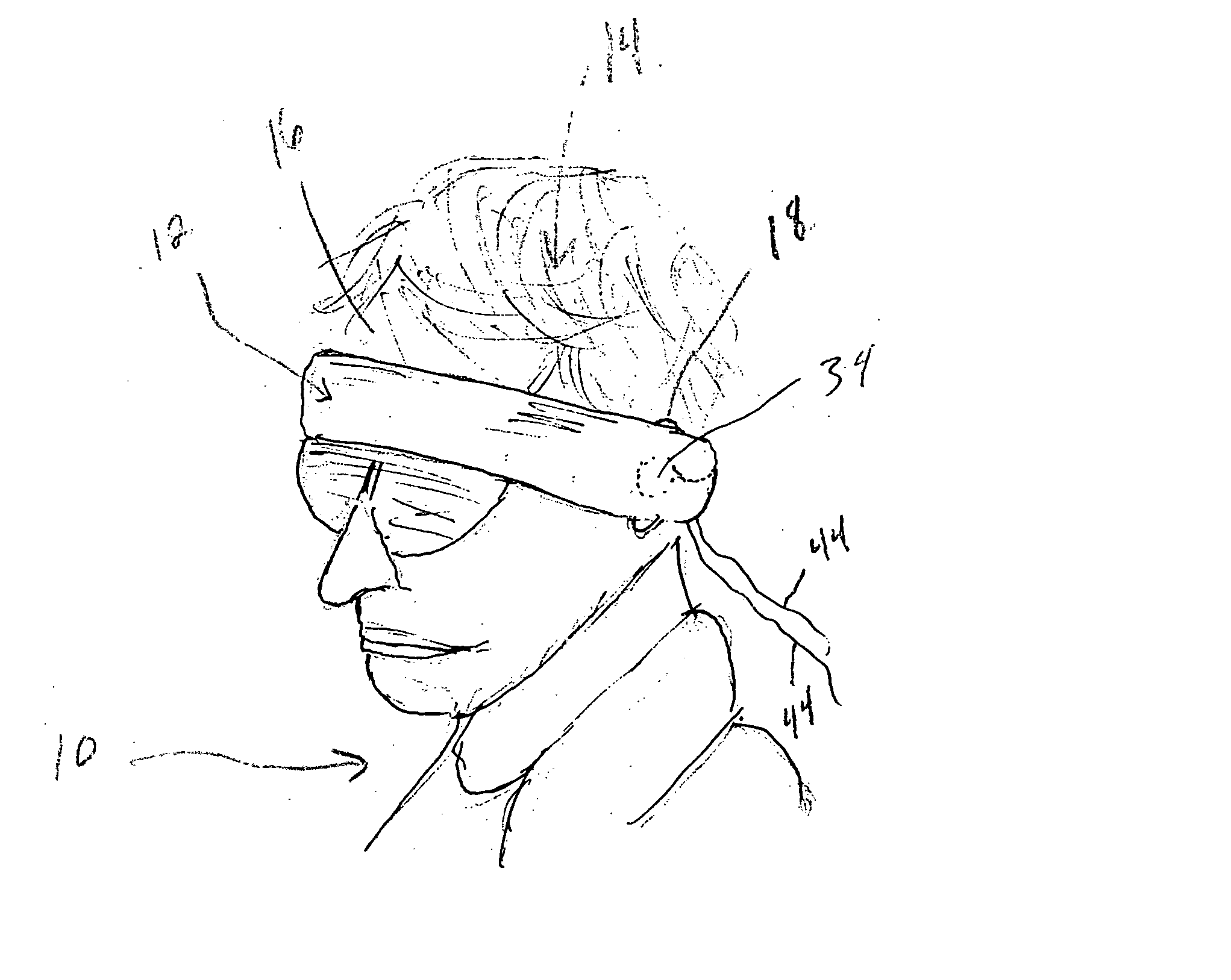 Audio headband device