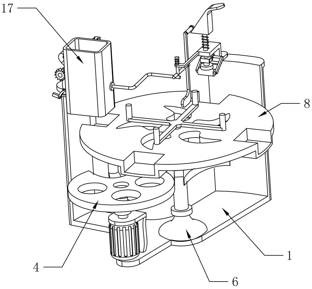 Rotary type multi-specification medicine box stamping device