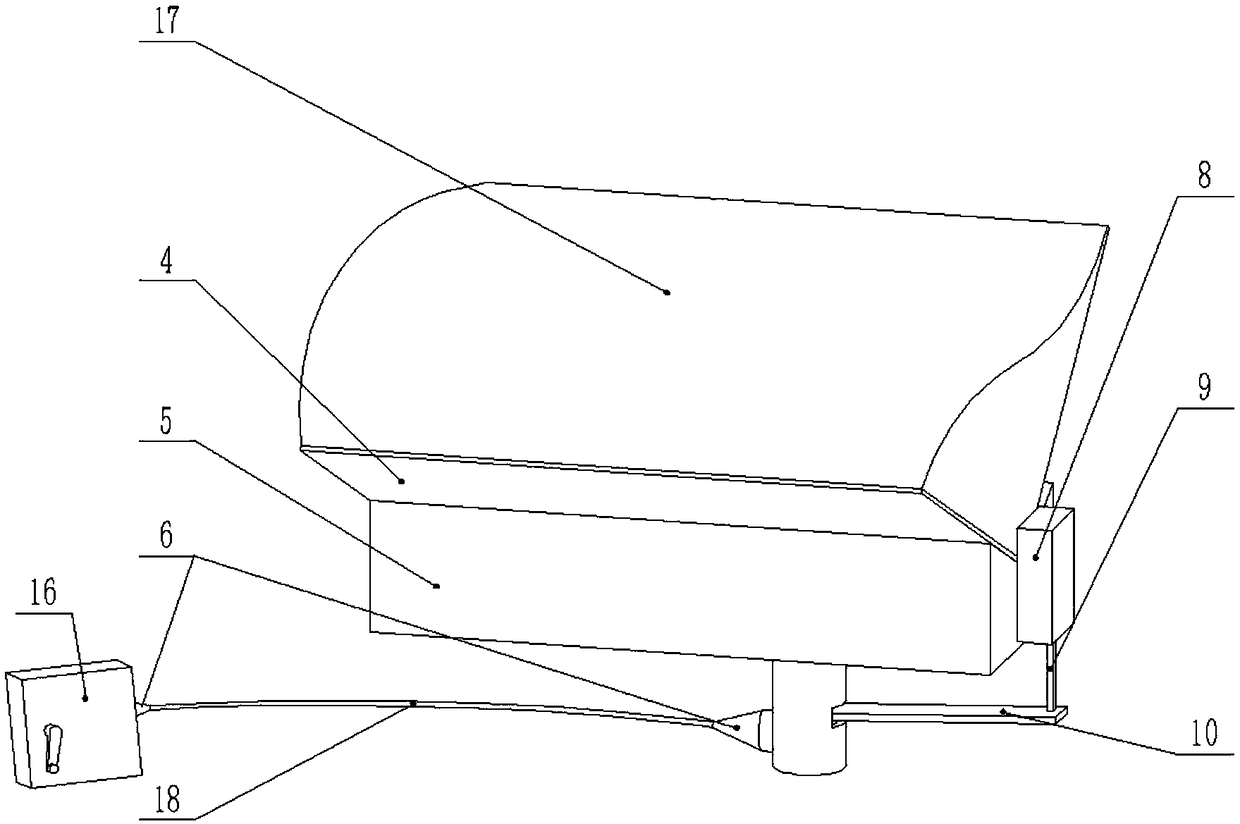 A rain-and-snow-proof device for bicycle