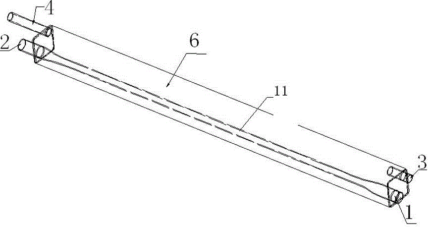 A lng automotive air conditioner exchanger with controllable water volume and water temperature