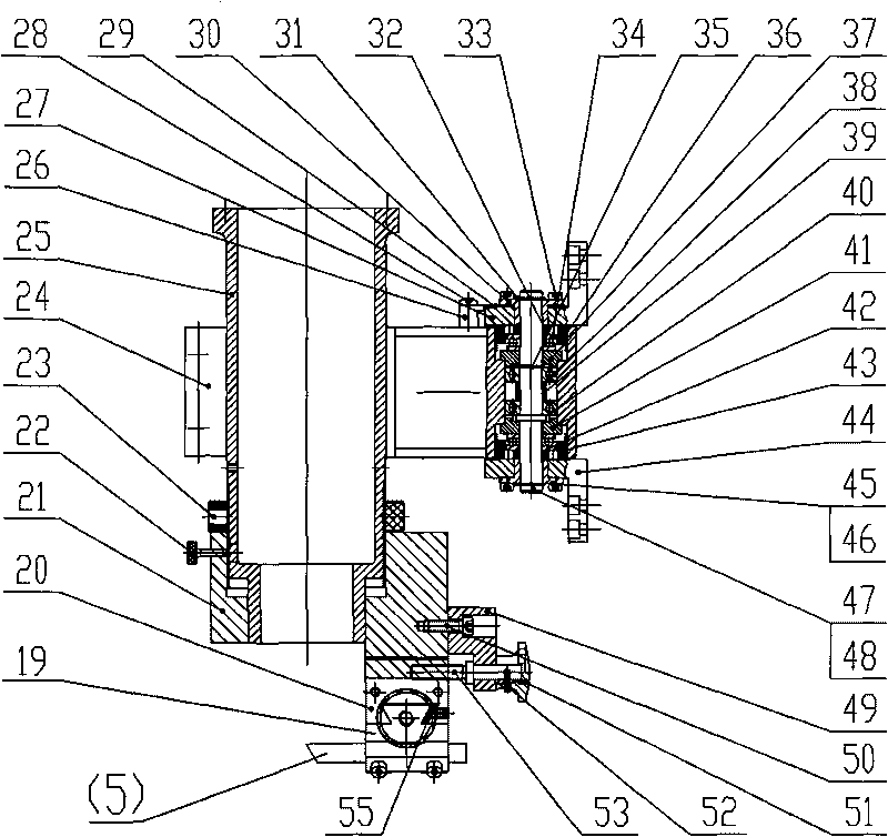 Swing regulation mechanism of gear end surface profiling chamfering machine