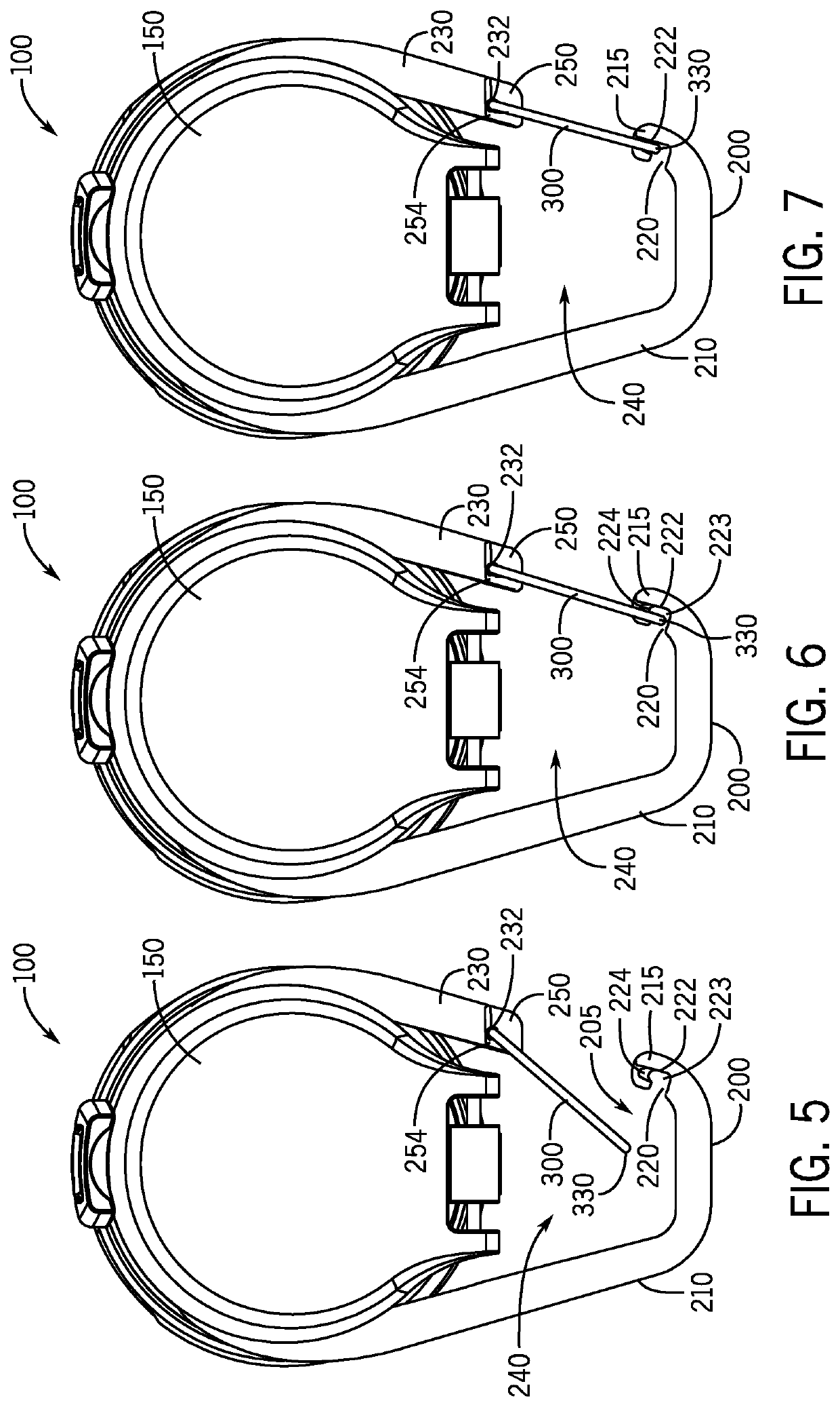 Handle with closure for beverage container