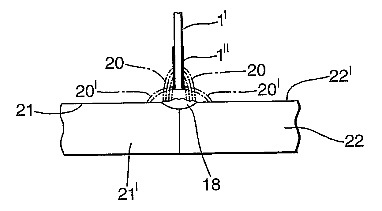 Electric welding of aluminium or aluminium alloy