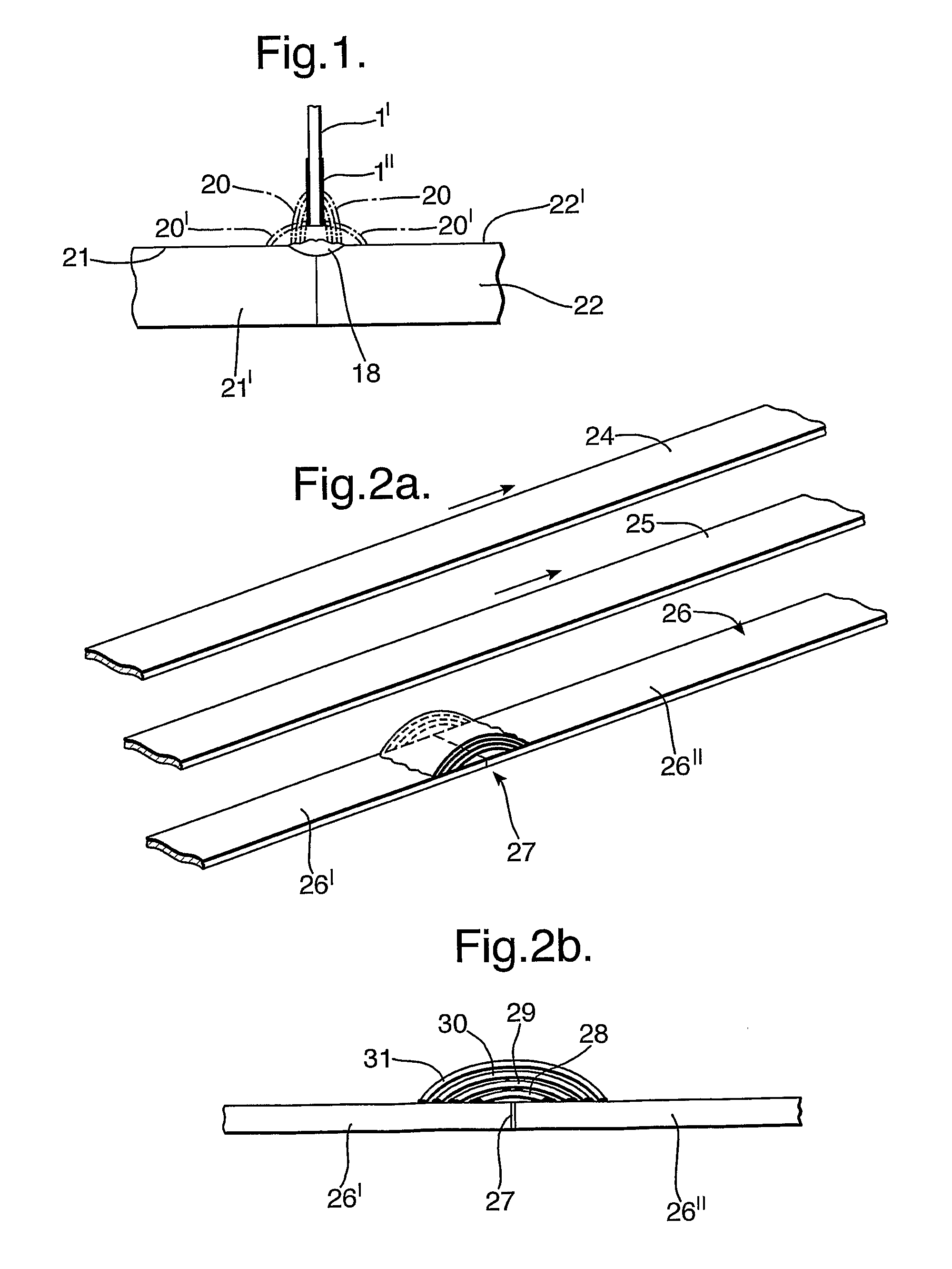 Electric welding of aluminium or aluminium alloy