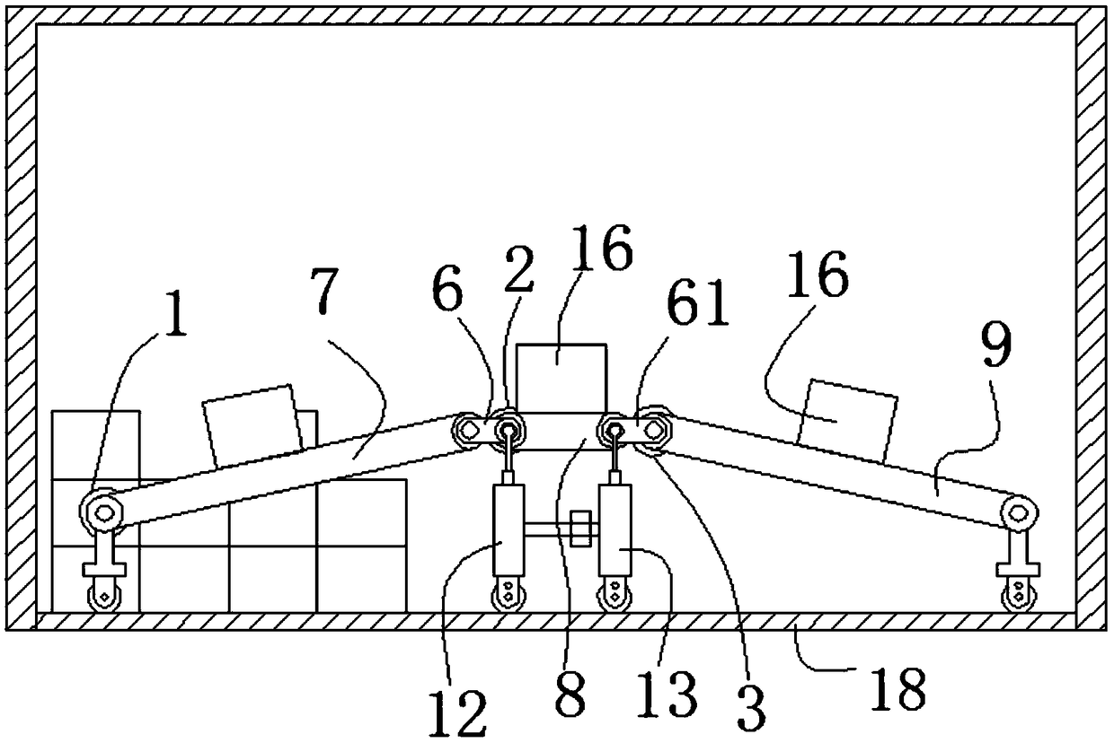 A container packing system suitable for small cargo