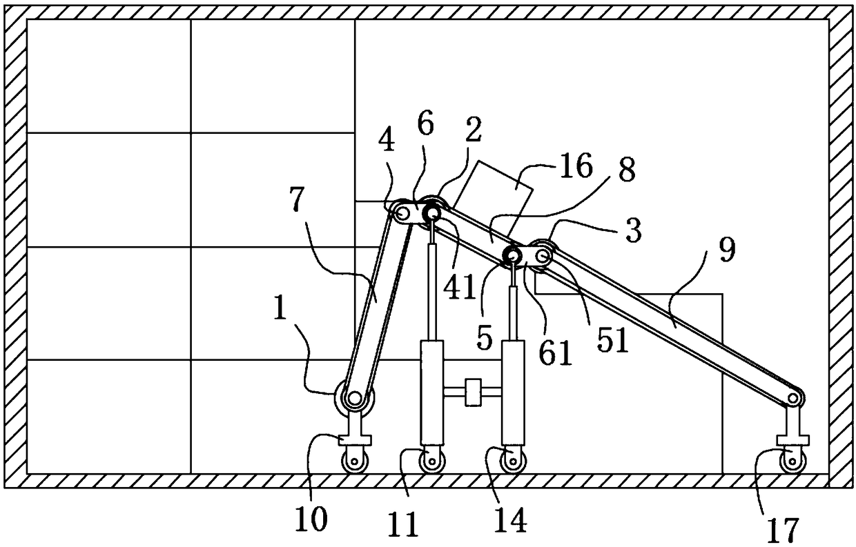 A container packing system suitable for small cargo