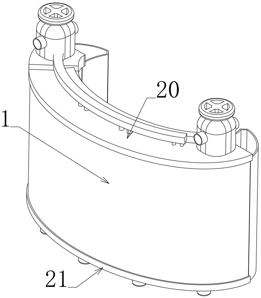 Constant-temperature medicine applying device for gynecological nursing