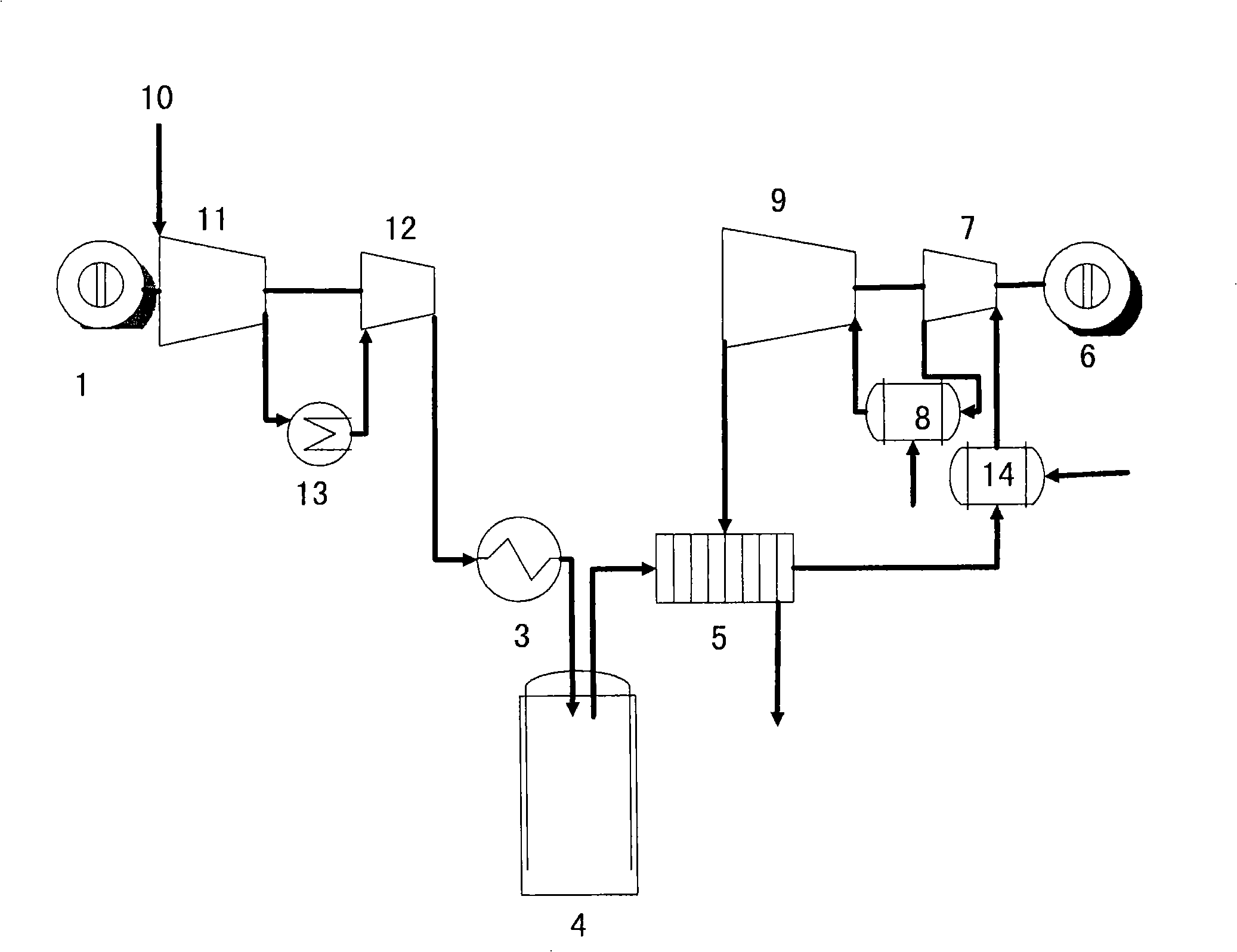 Compressed-air energy-storage system