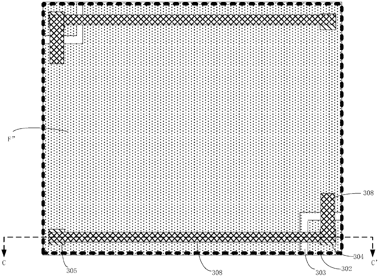 Highly filled infrared detector pixel structure and its preparation method