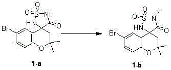 Benzo dihydropyran sulfamide spiro-compound and preparation method thereof