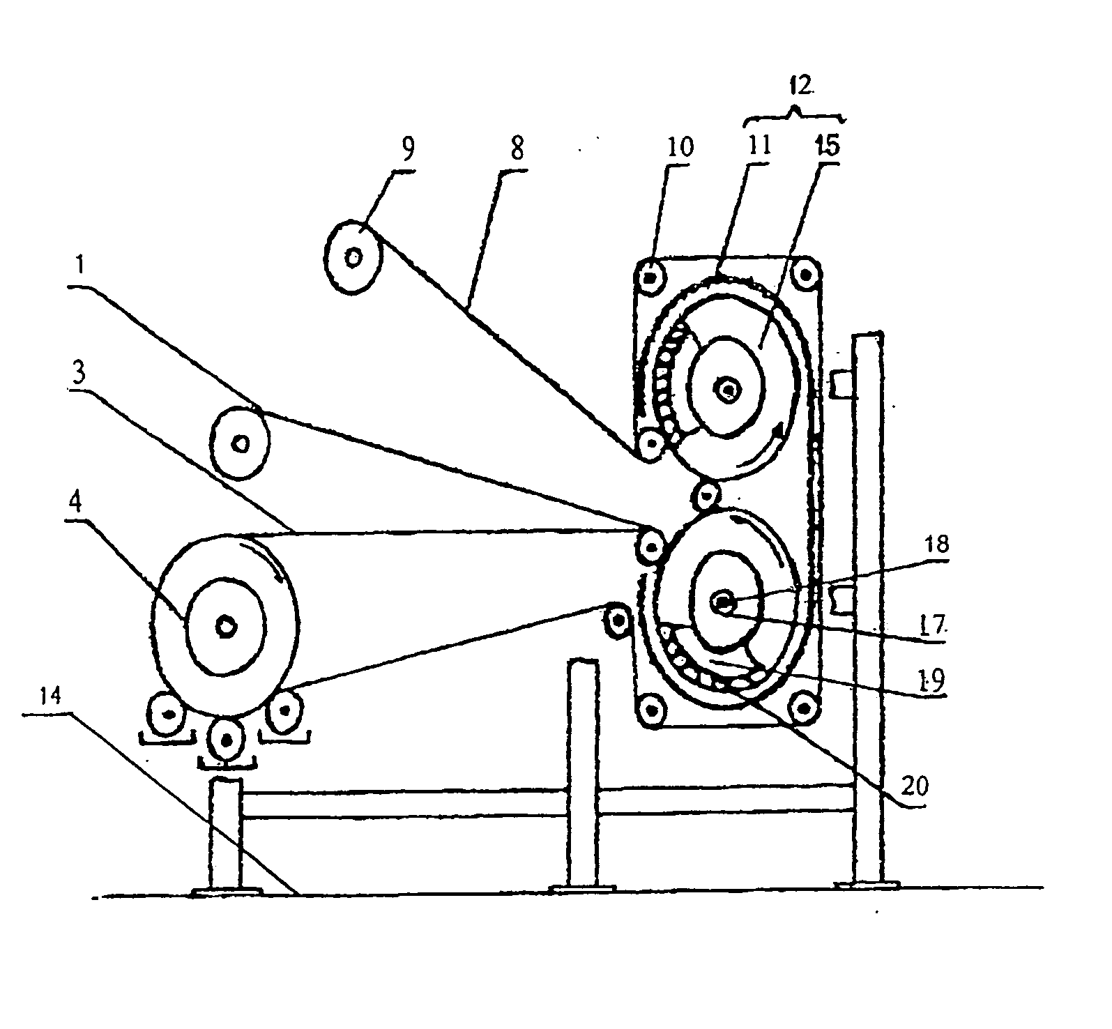 Apparatus for paperless transfer printing and the process thereof