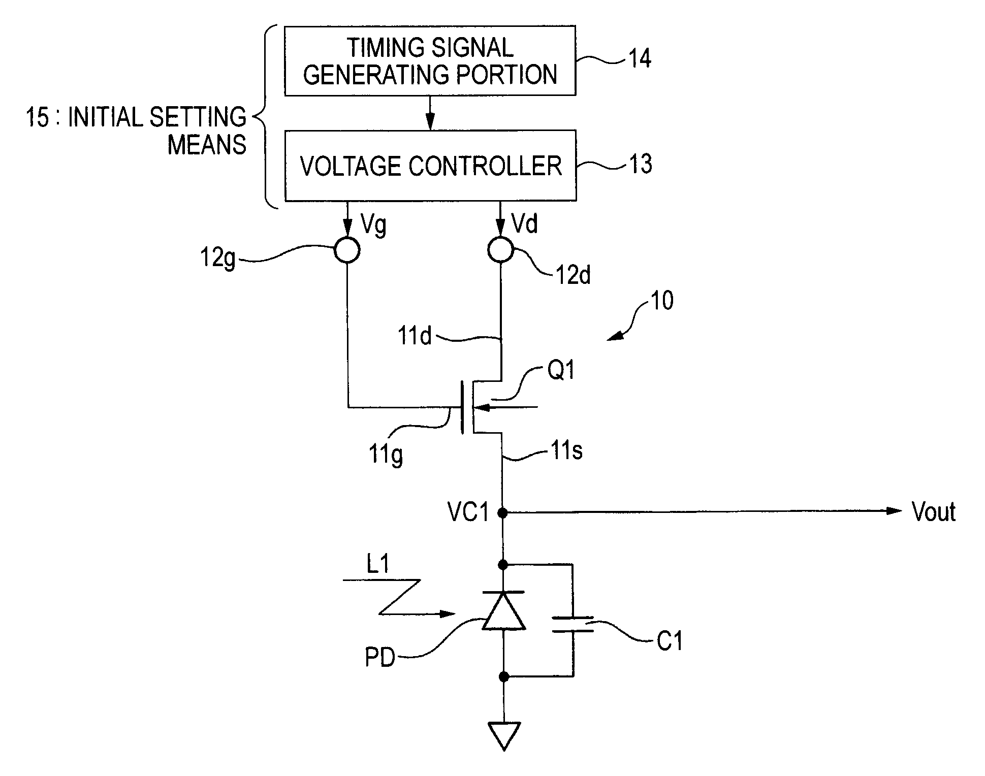 Optical sensor circuit and image sensor