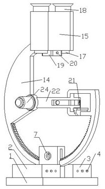 Packaging detection device for semiconductor production