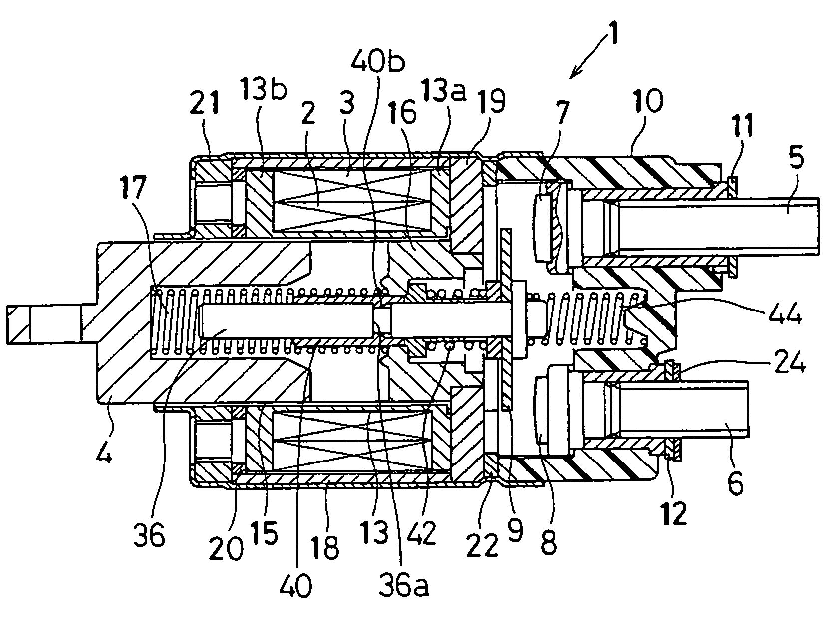 Electromagnetic switch for starter