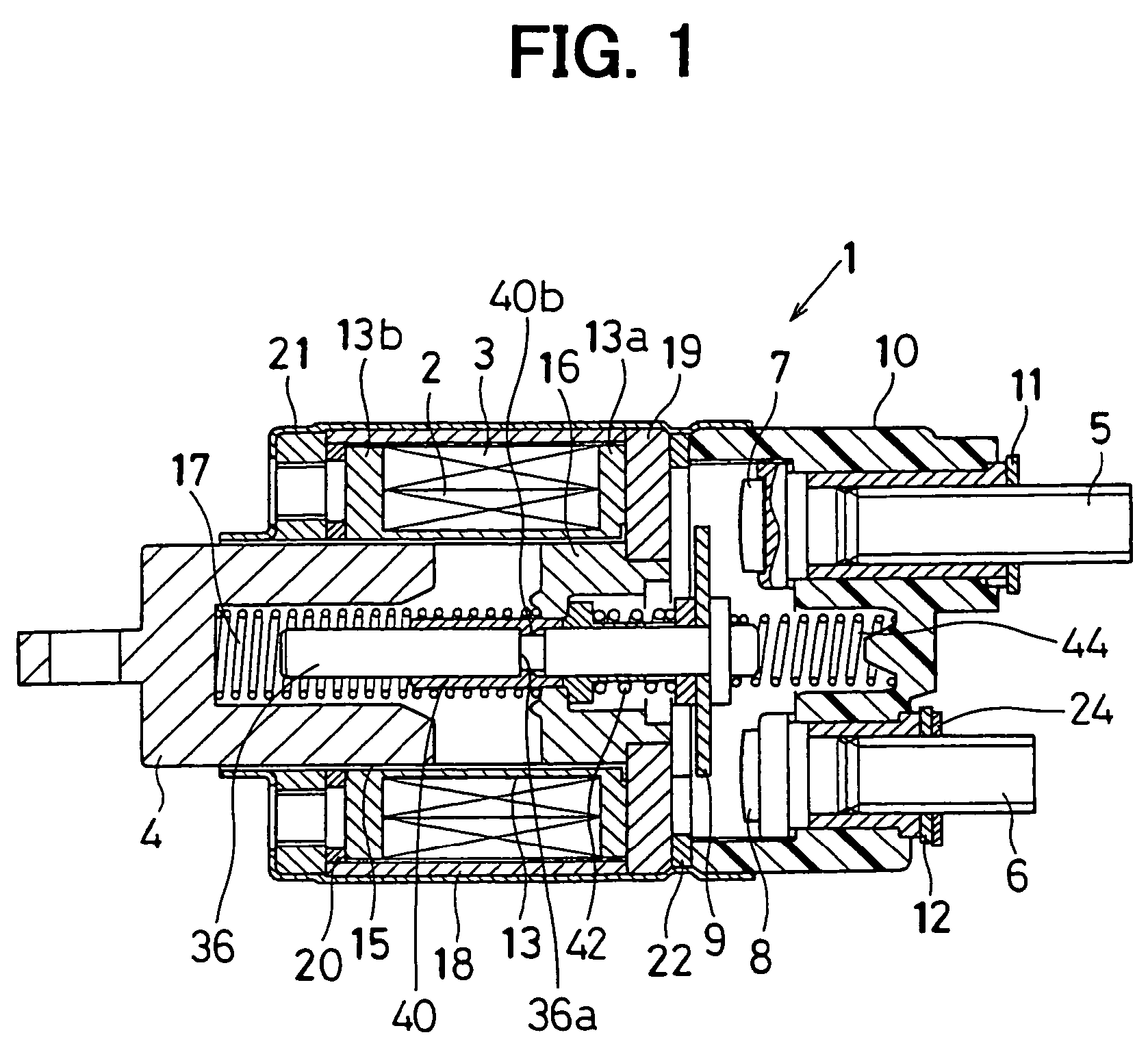 Electromagnetic switch for starter