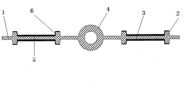 Non-asphaltic high polymer self-adhesive waterstop strip and preparation technology thereof