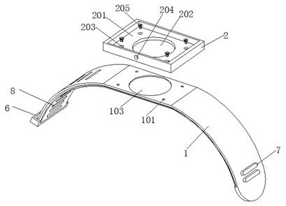 Smart bracelet with health monitoring function