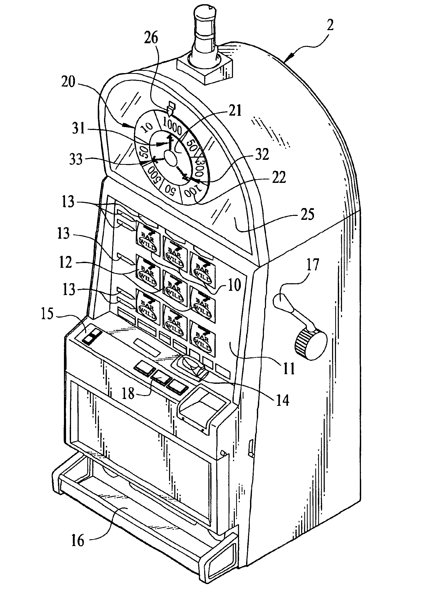 Symbol display device for game machine