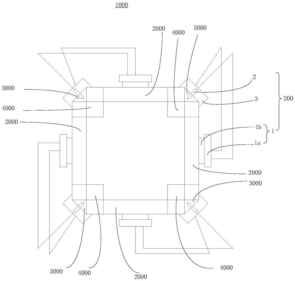 Box beam welding device and box beam welding manufacturing method