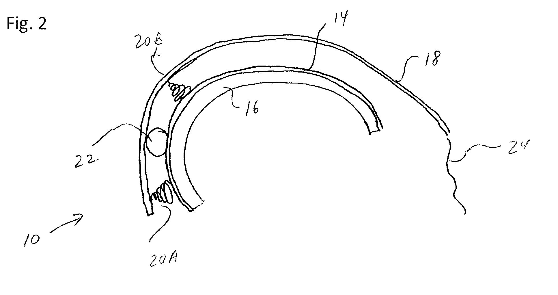 Energy dissipation system for a helmet