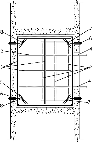 Self-stabilizing operating platform for elevator shaft