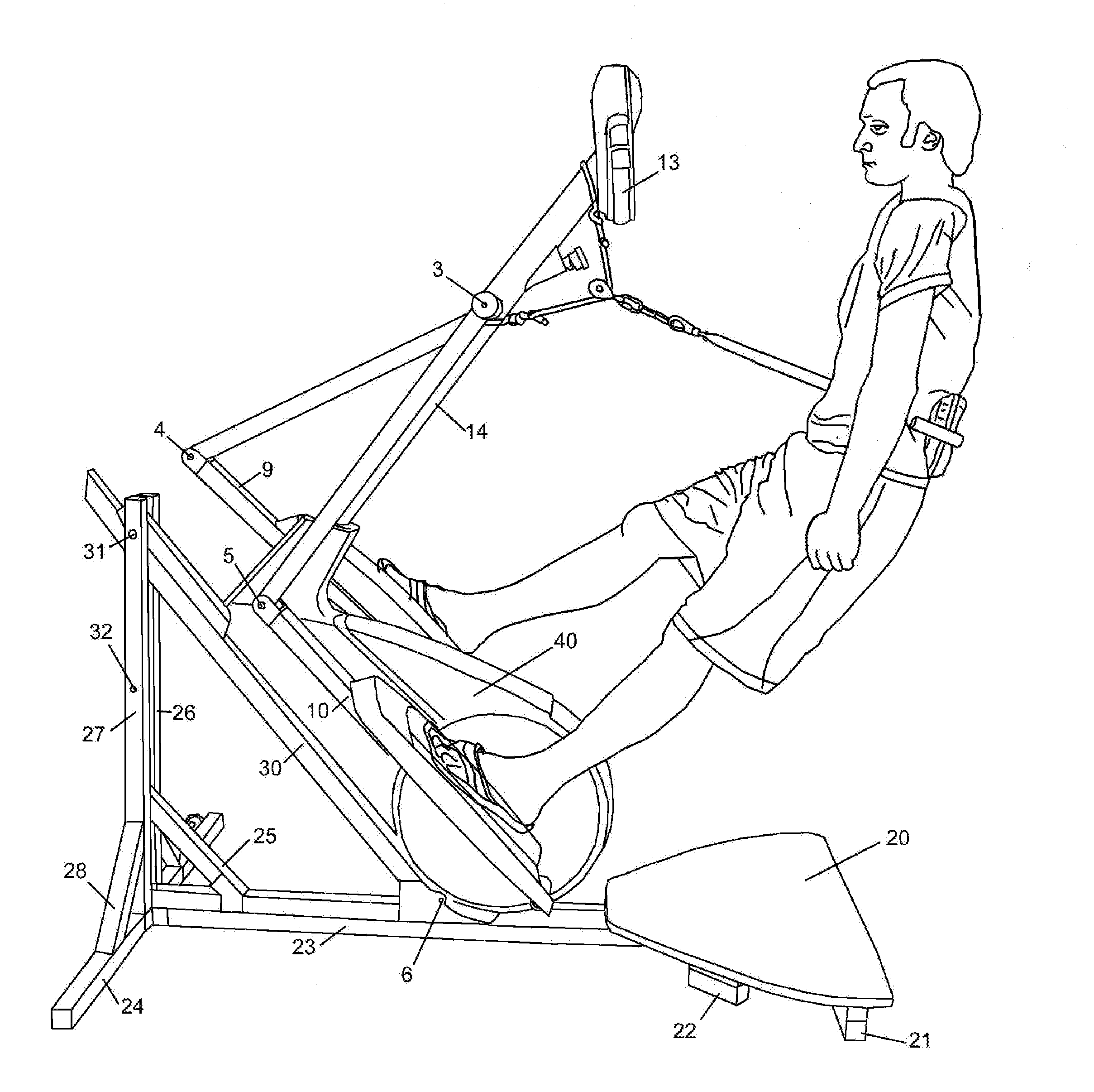 Simulated Climbing and Full Body Exercise and Method