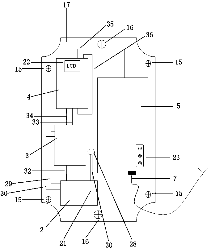 10kV line switch action indicating method and 10kV line switch action indicating instrument