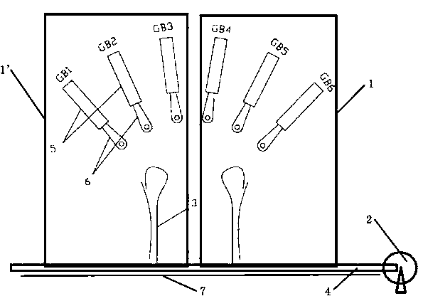 Device and method for preparing a pair of double-sided jacquard full formed 3D elastic bionic hair products