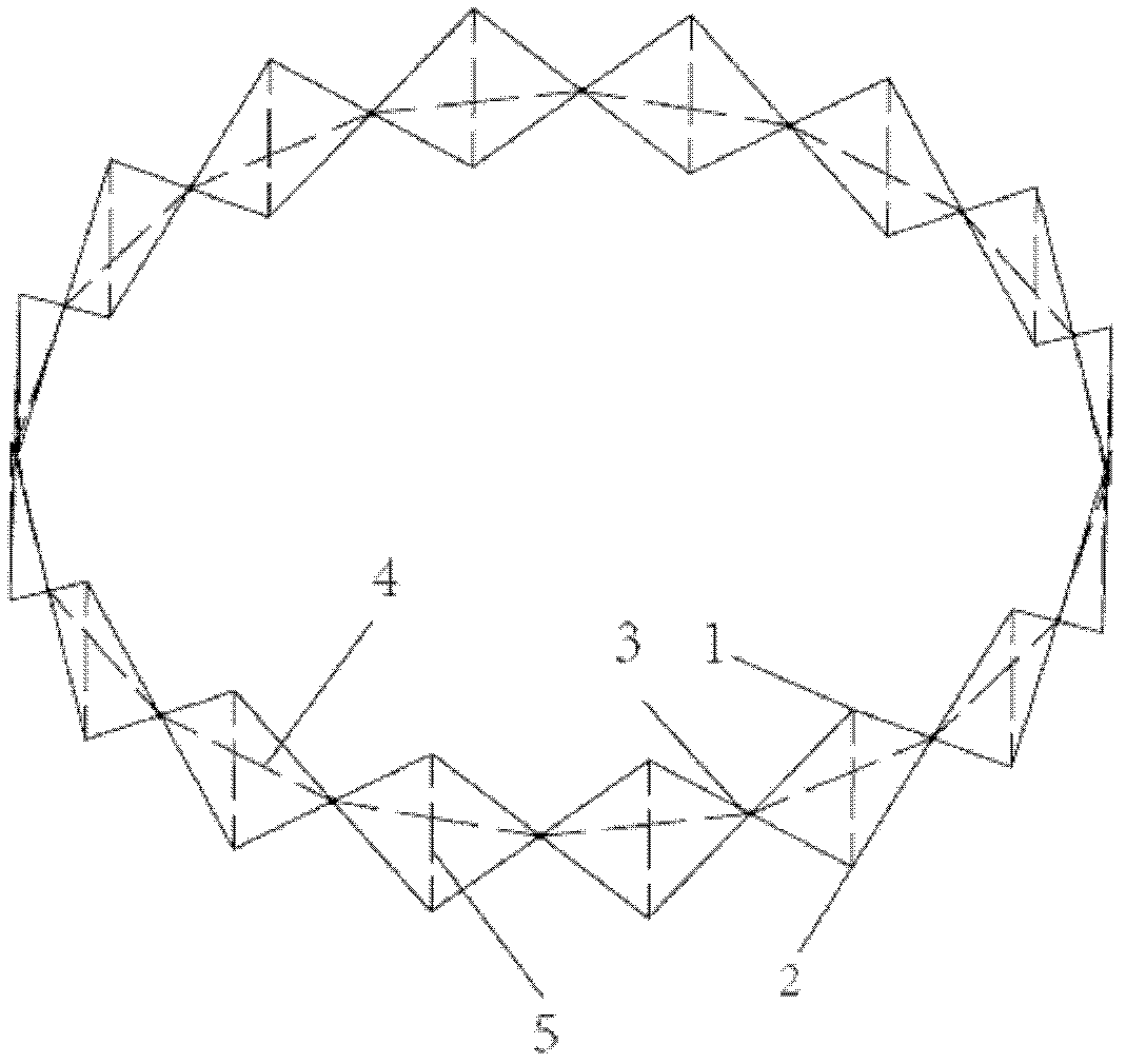 Deployable cable pole dome structure