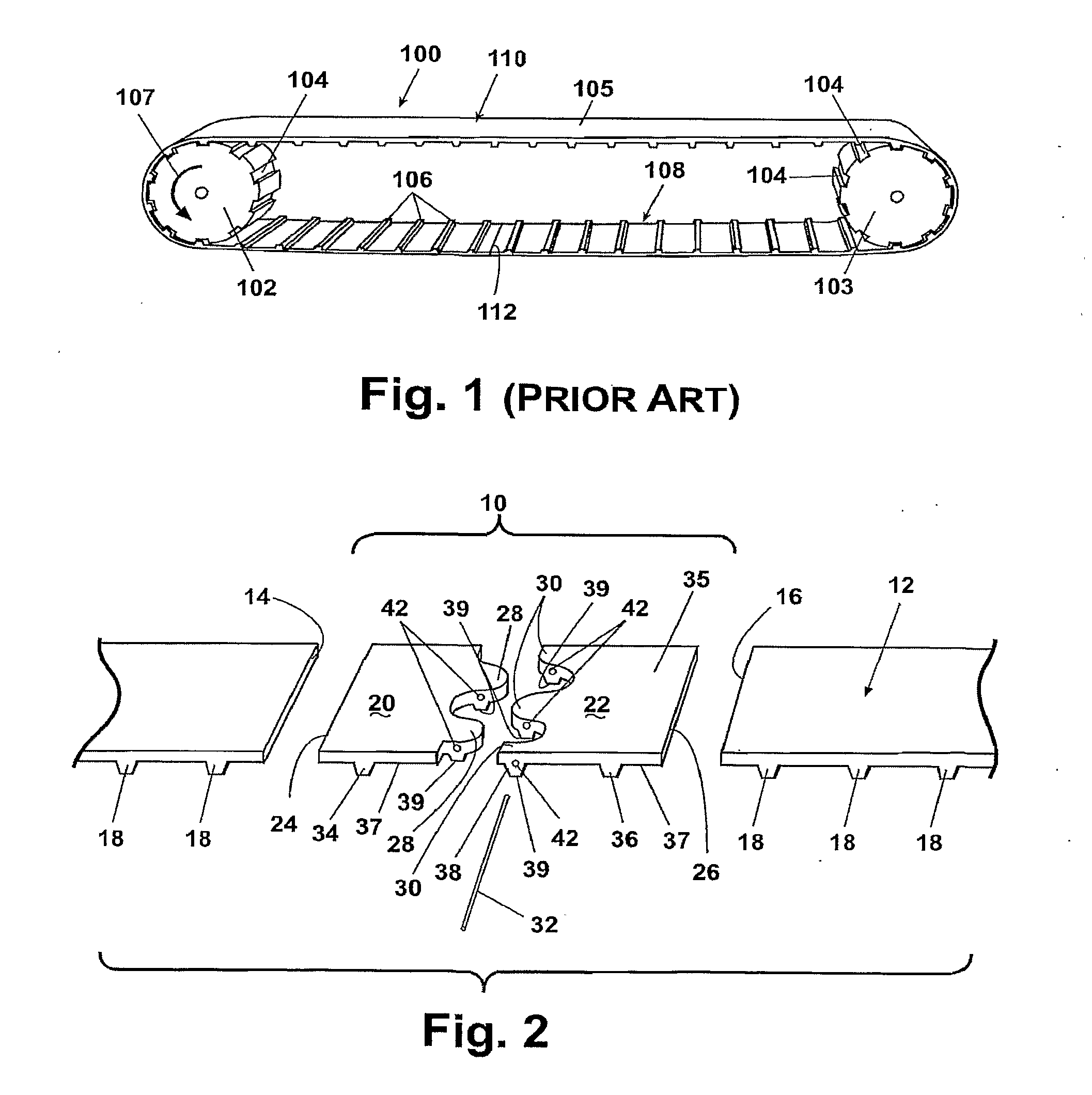 Thermoplastic belt connector with fingers