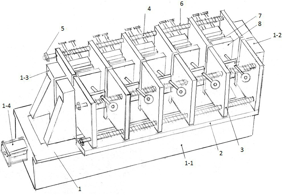 Machine tool for processing inclined iron