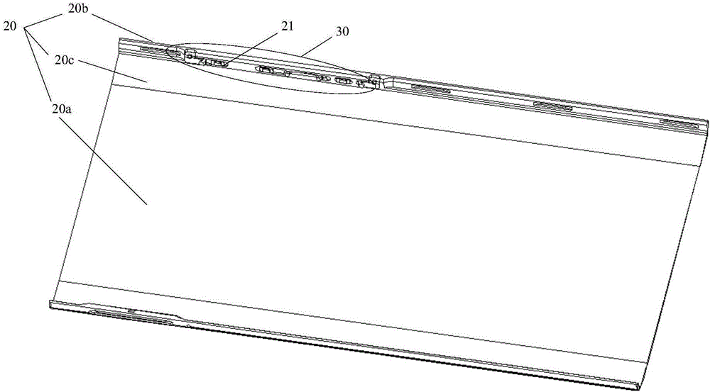 Side button fixing structure and mobile terminal