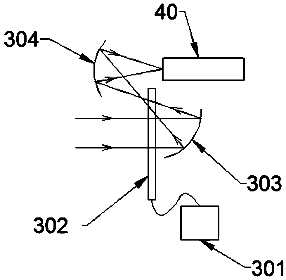 Speckle elimination light path and three-color laser projection system