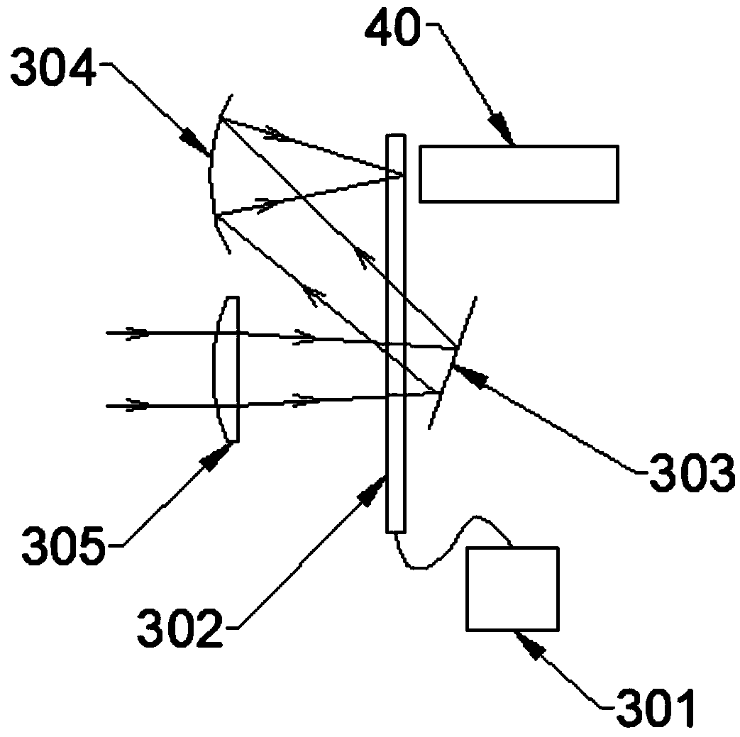 Speckle elimination light path and three-color laser projection system