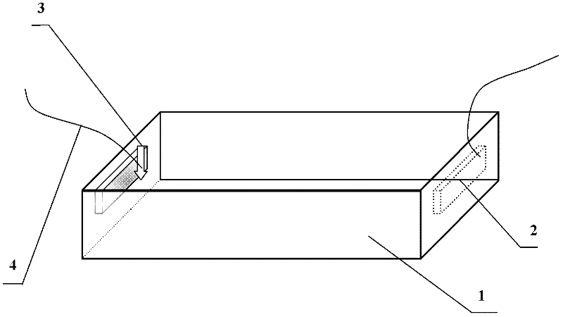 Electrophoresis cell with conductive diamond film as electrode