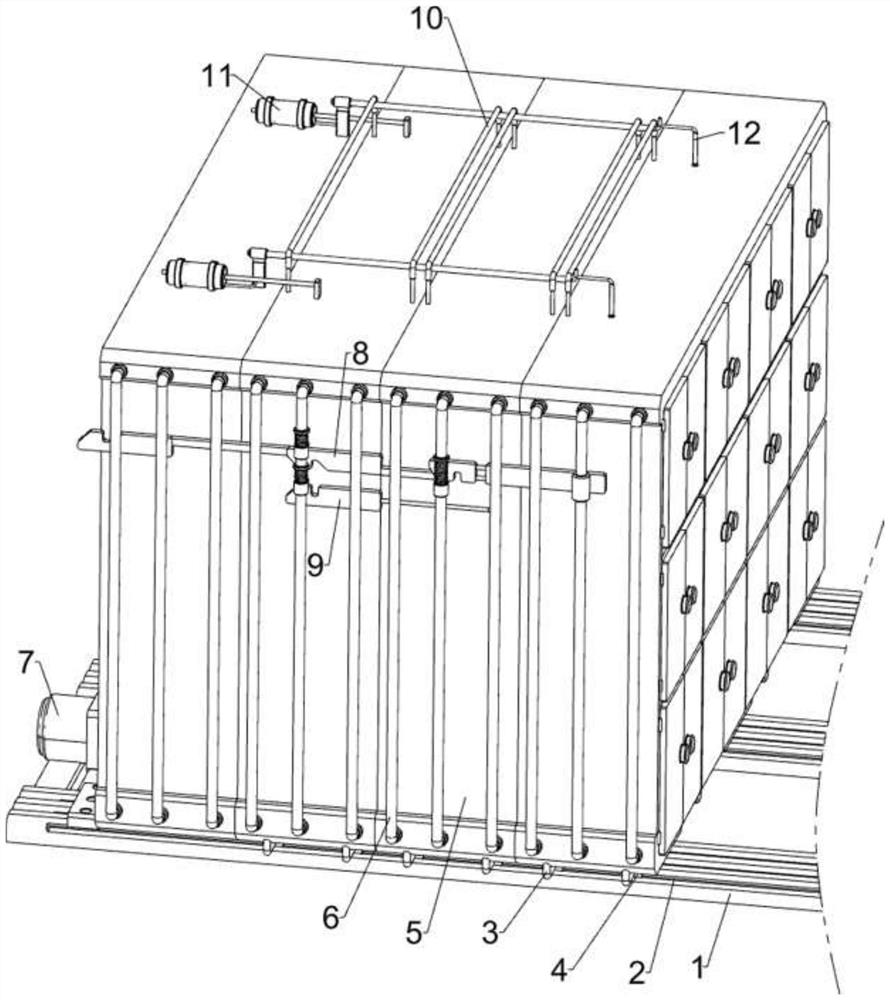 A single-motor traction office book compact shelf