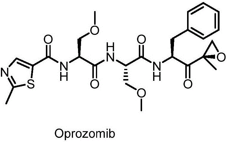 Method for preparing proteasome inhibitor Oprozomib and analogs thereof