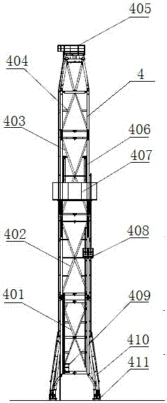 A fast-moving and fast-loading drilling rig