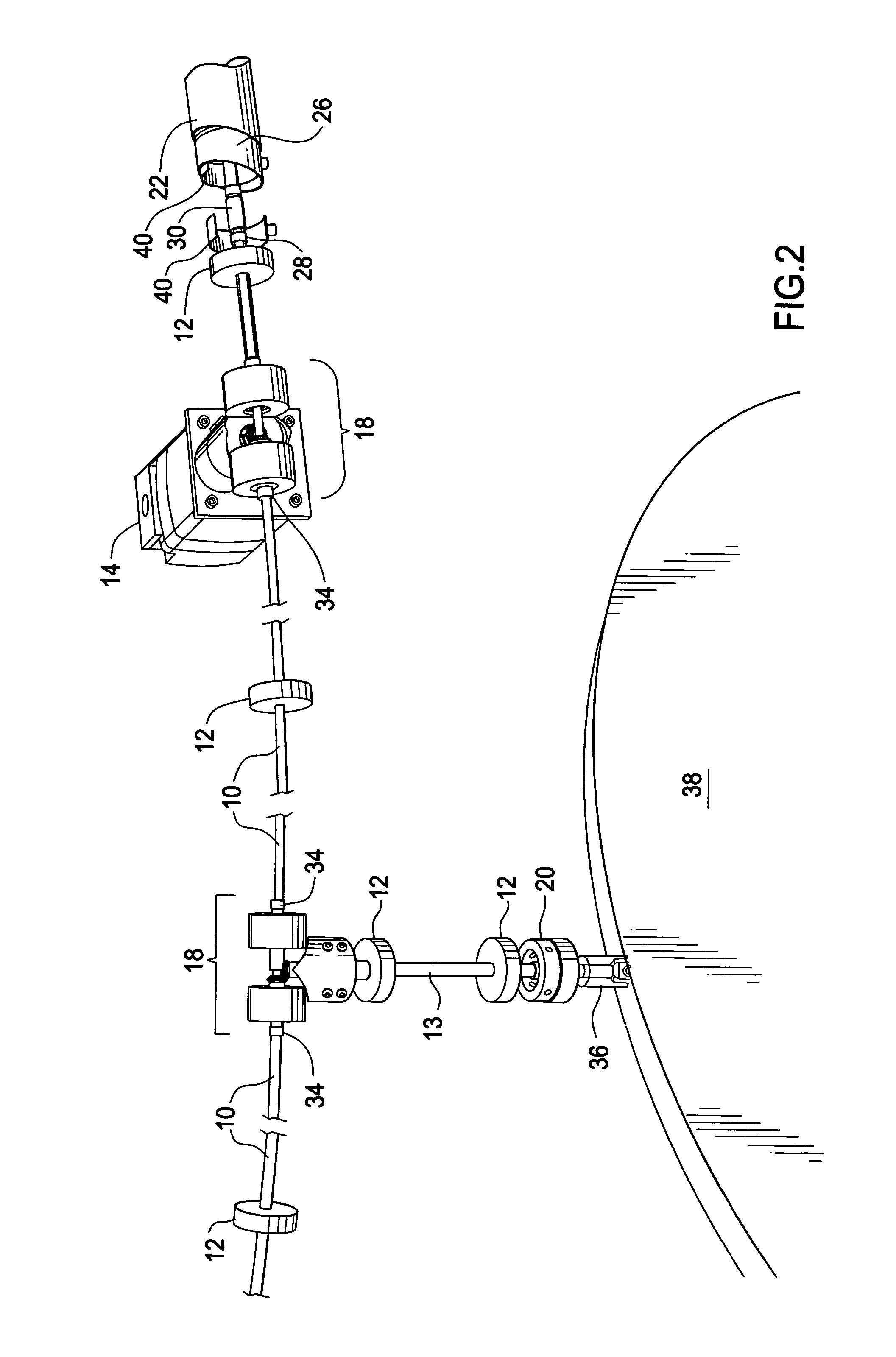 Display structure with moving attraction elements