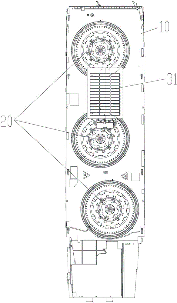 Air supply device and air conditioner with same