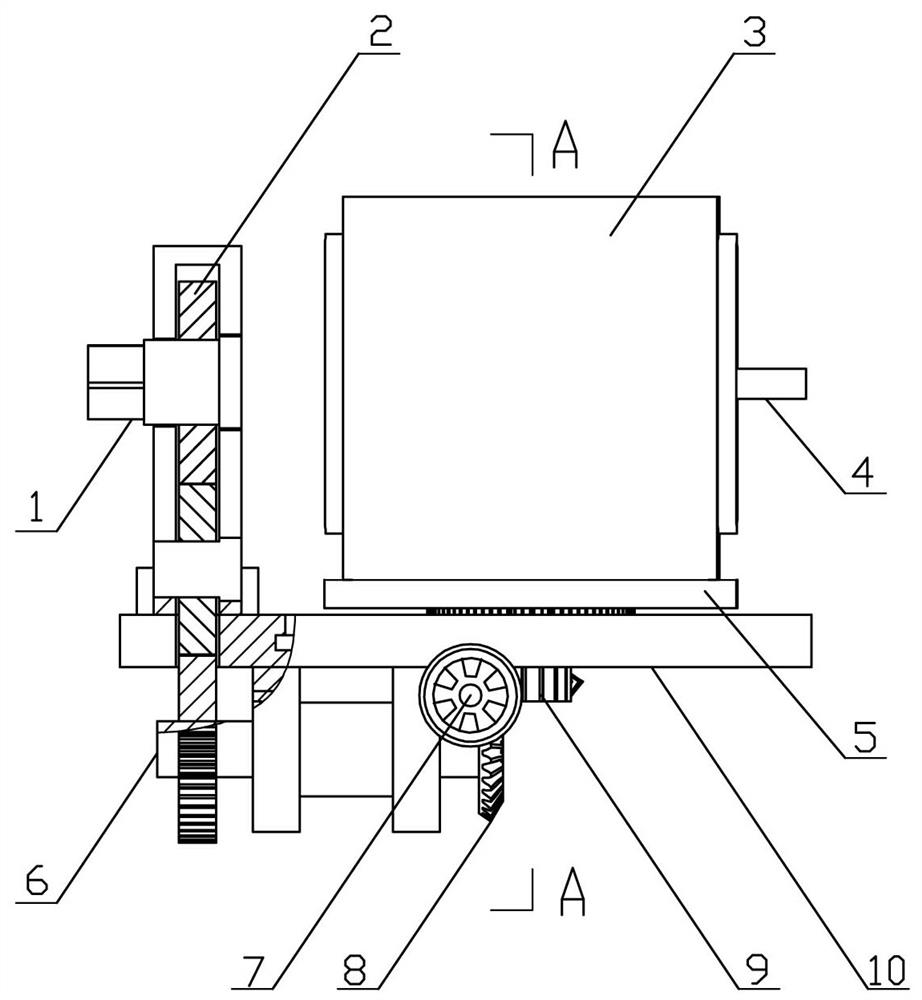 Rotating spindle box for conical part machining