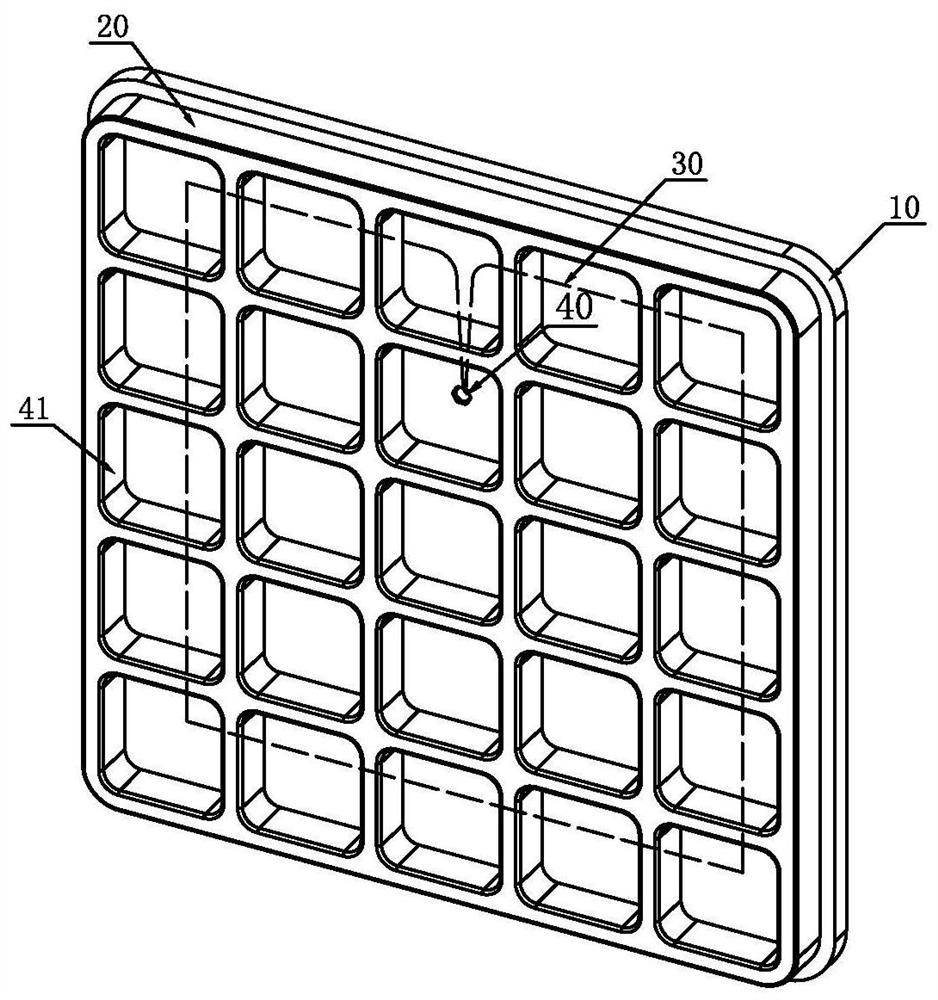 Method for pre-embedding sensing line in channel cover plate