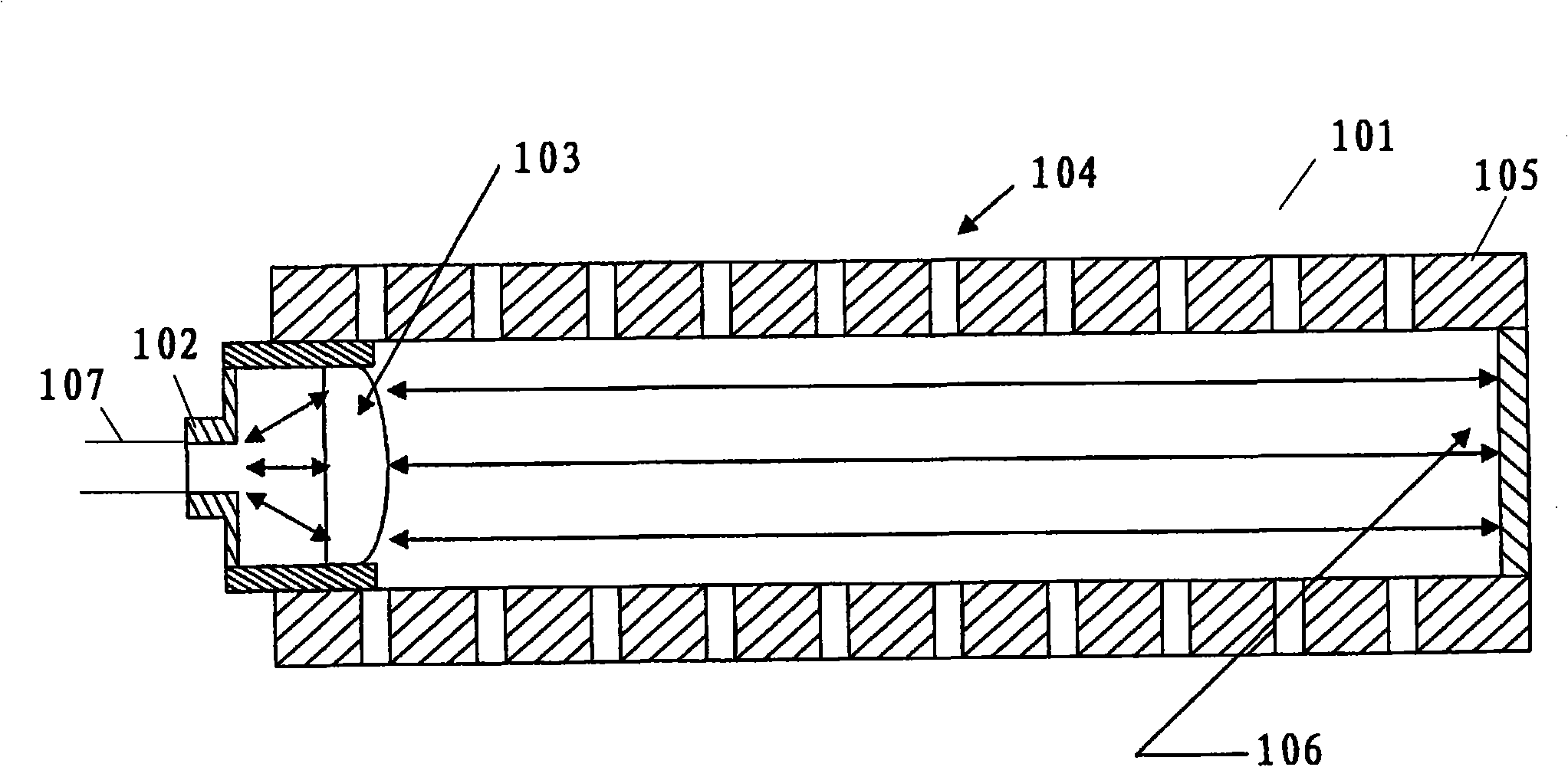 Gas concentration detection method and apparatus thereof