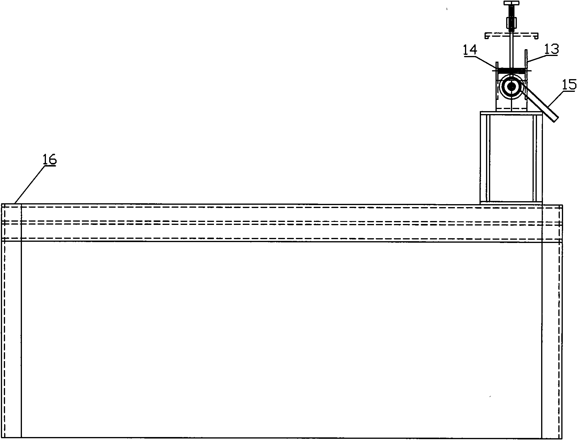 H-shaped beam fitting up device and fitting up method