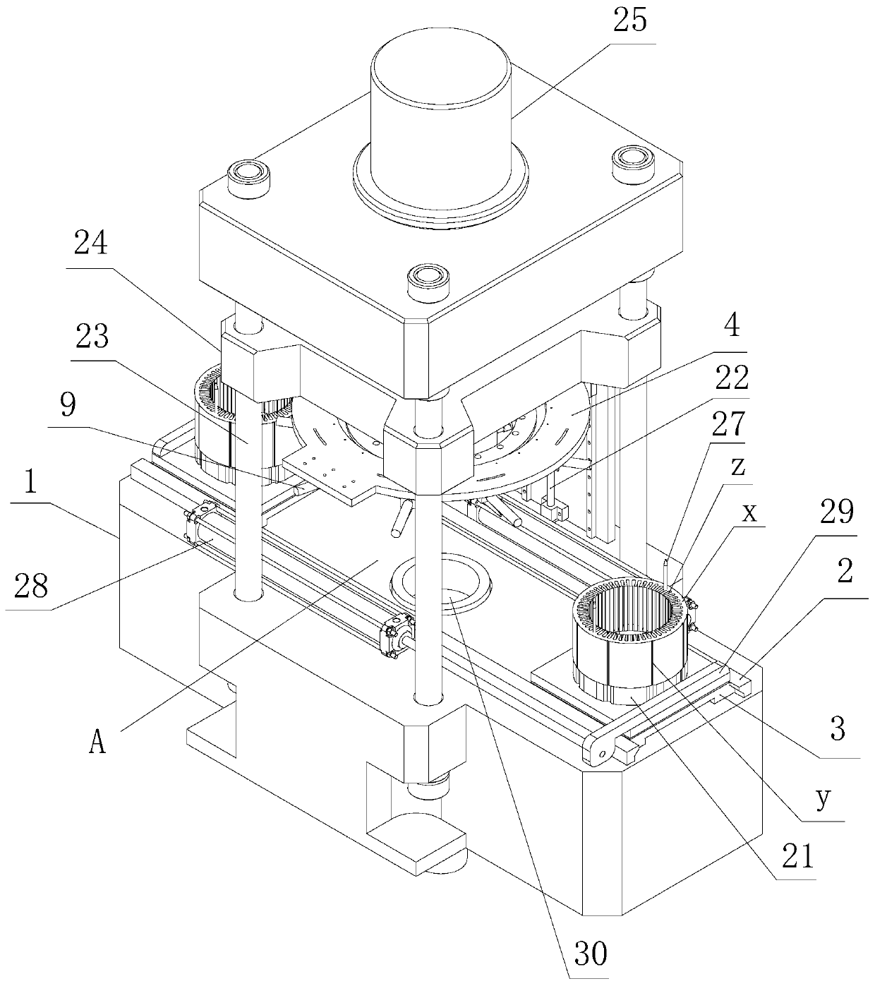 Silicon steel sheet high-precision automatic welding device