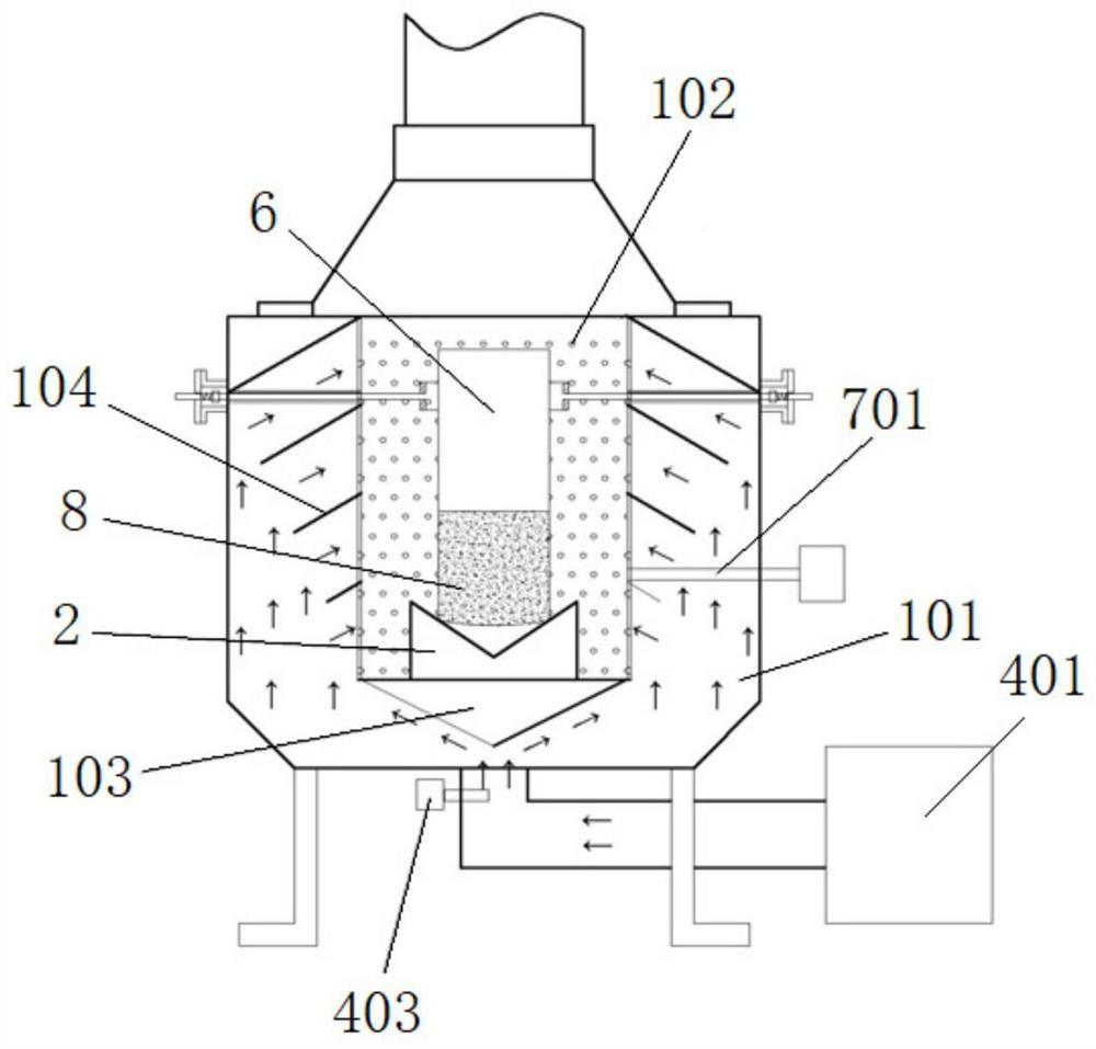 Chalcogenide glass air cooling device and air cooling control method